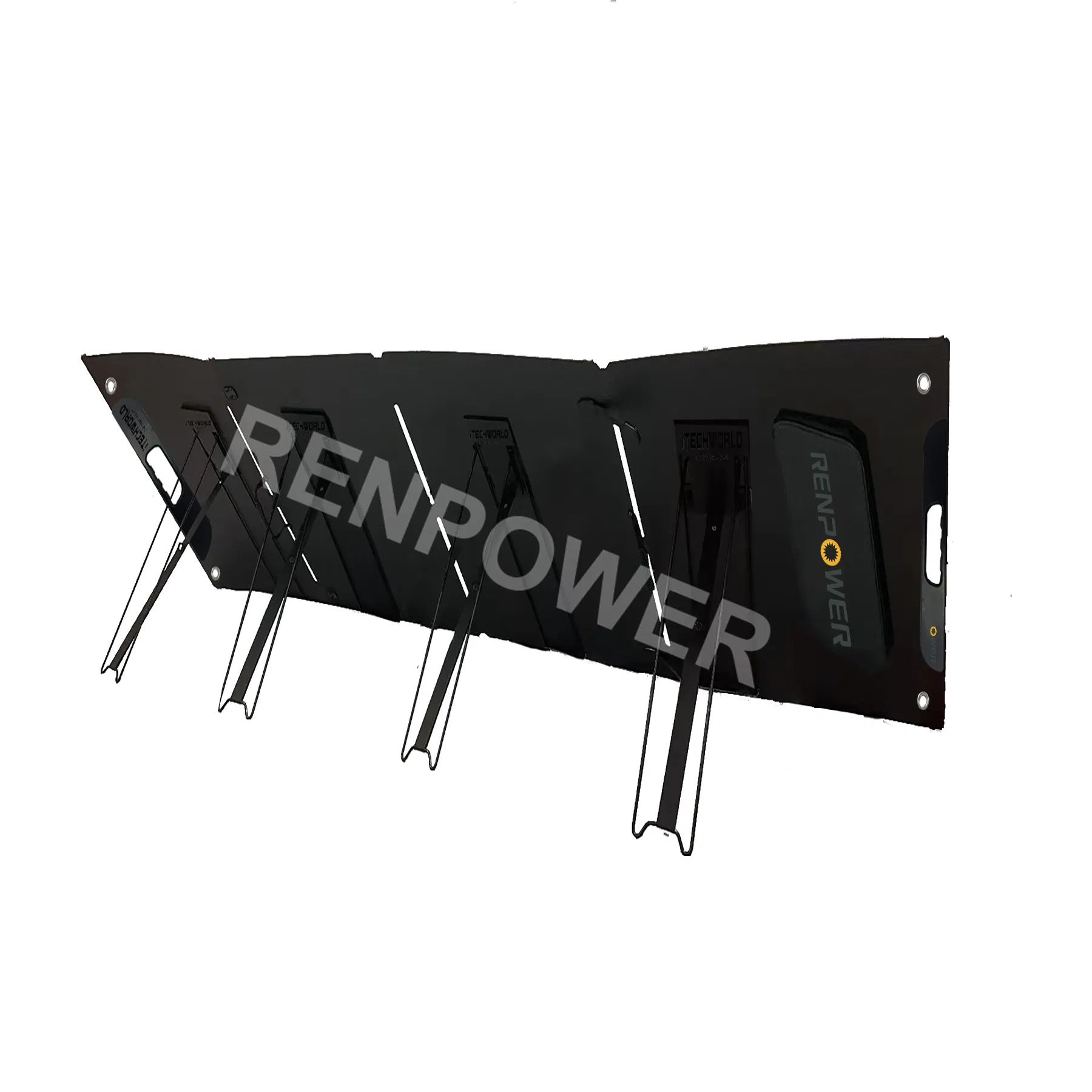 400W Black One Piece Mono Portable High Efficiency Solar Blanket Camping Hiking