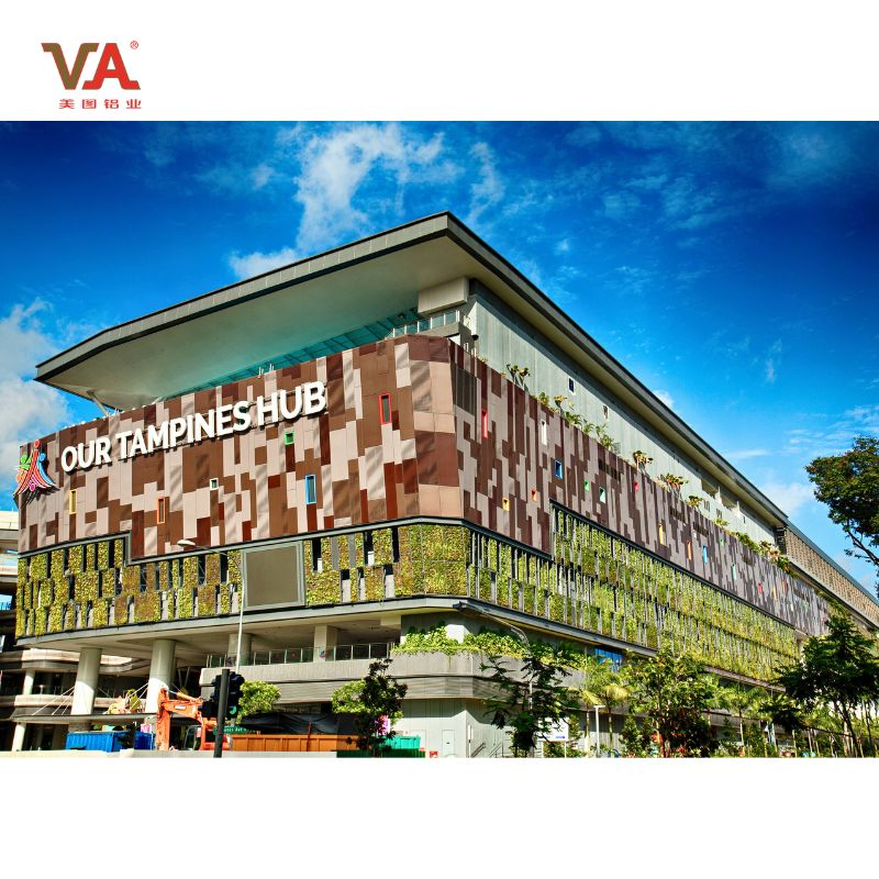 Shopping Mall Curtain Glass Window Wall European Standard Aluminium Building Facade Curtain Wall Facade Panel