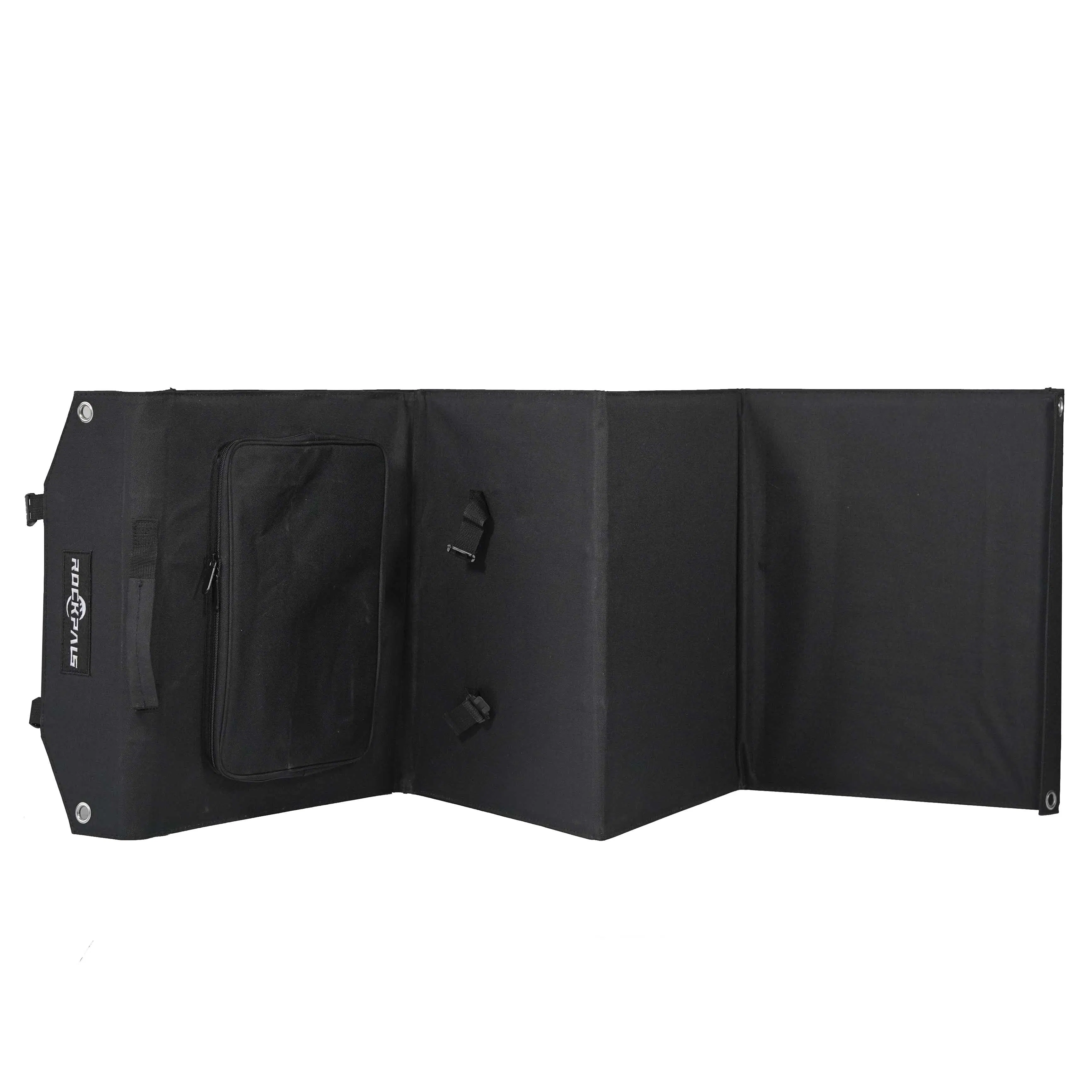 Custom 120W Mono Portable Folding Solar Blanket with Support Studdle