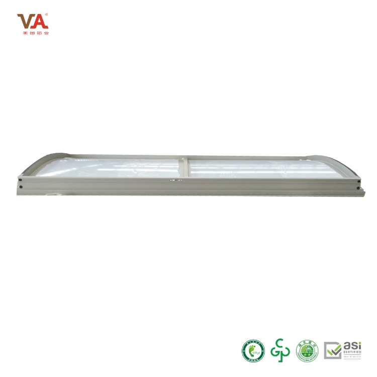 Nice Price Weather-Resistant Half-Hidden Frame Curtain Wall for Office Facades