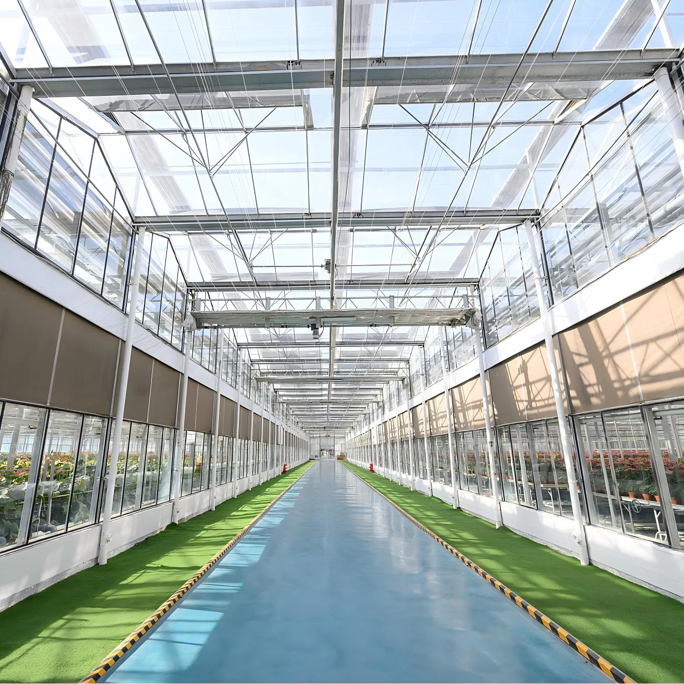 Lightweight Corrugated Plastic Roofing Sheet Fiber FRP Transparent Solar Panel Roof Tile for Green House Building