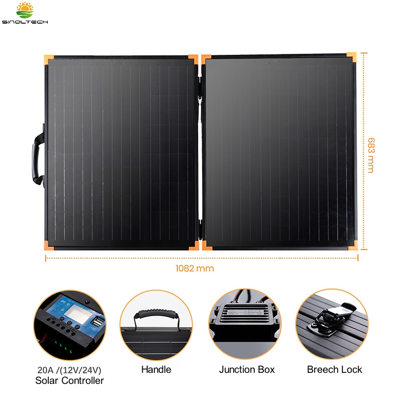 200W Foldable Solar Kit for Outdoor off Grid Charging