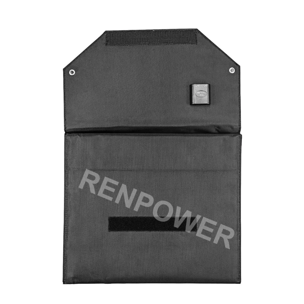 180W Portable Solar Bag Blanket Panel Mono Cells for Outdoors RV Camping