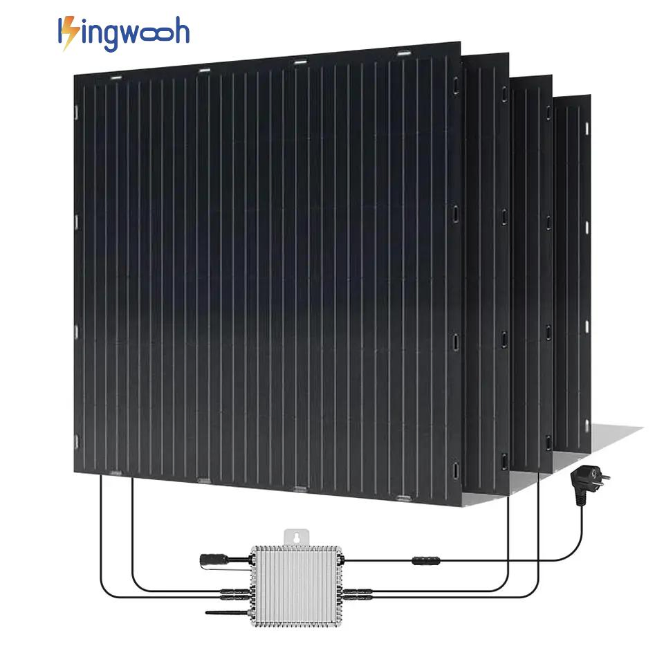 Kingwooh Solar Balcony Flexible Panel 190W 200W 210W Perc Lightweight