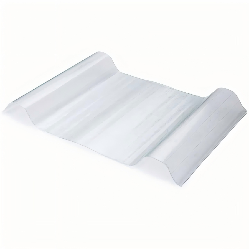 Waterproof Fiberglass Corrugated Roofing Sheet Lightweight and High-Strength FRP Solar Panel Roof Tile for Greenhouse Building Material
