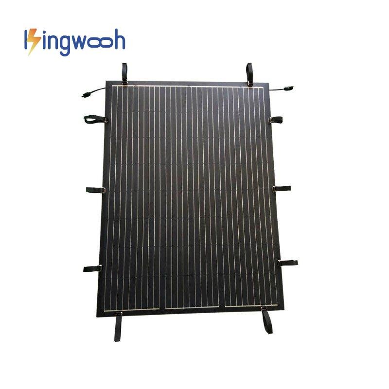 Flexible Solar Panel Kingwooh Perc Light Weight Balcony Solar Panel 190W 200W 210W Mono Facial PV Module Micro Inverter Solar