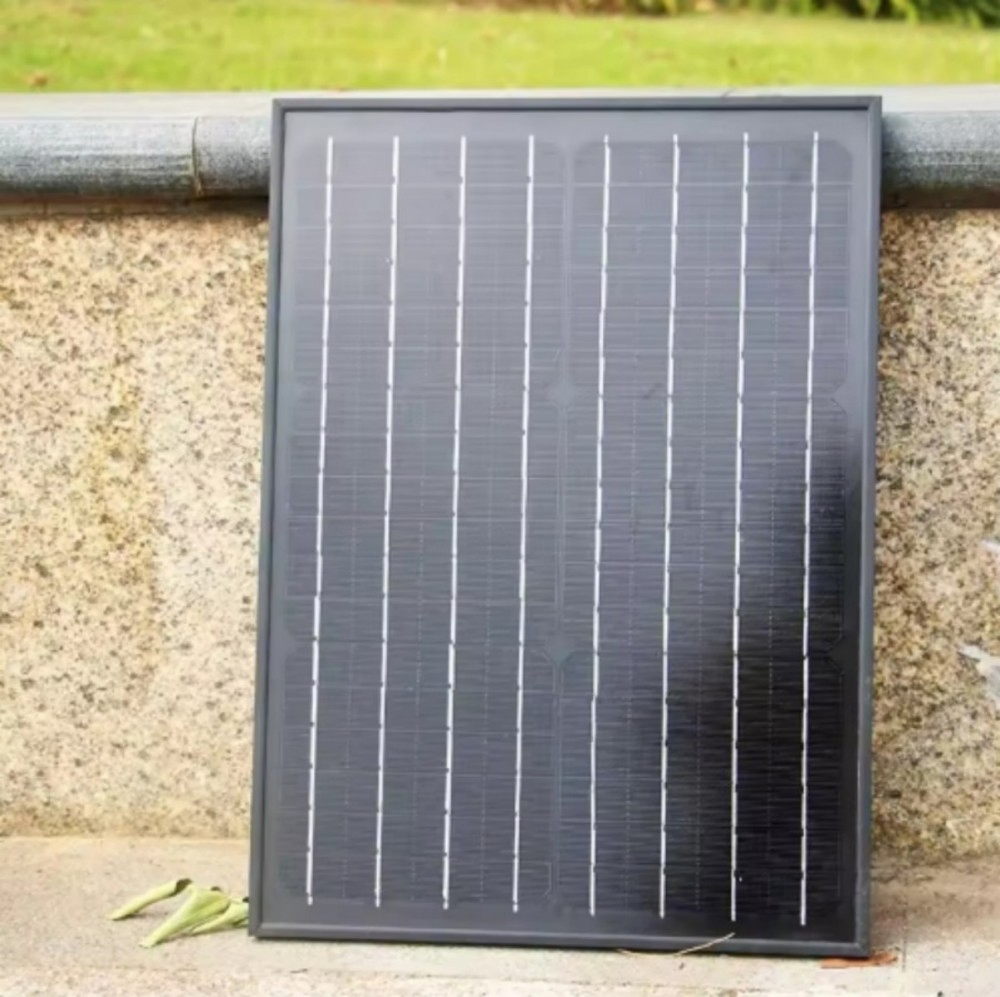 80W High Efficiency Monocrystalline Solar Panel Semi-Flexible and Lightweight for Outdoor Activities