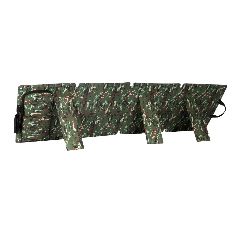 Portable 90W Camouflage Solar Blanket for Outdoor Adventures
