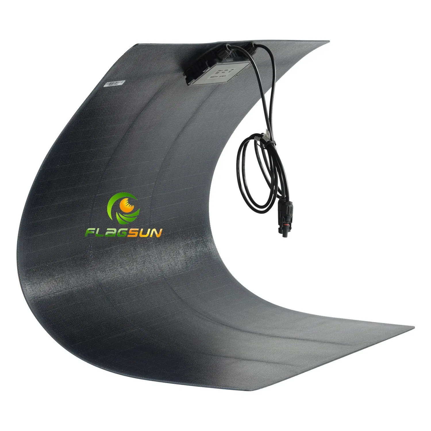 China Manufacture Light-Weight 150W Semi Thin Film Bendable Flexible Solar Panels Roof Tiles with Factory Price