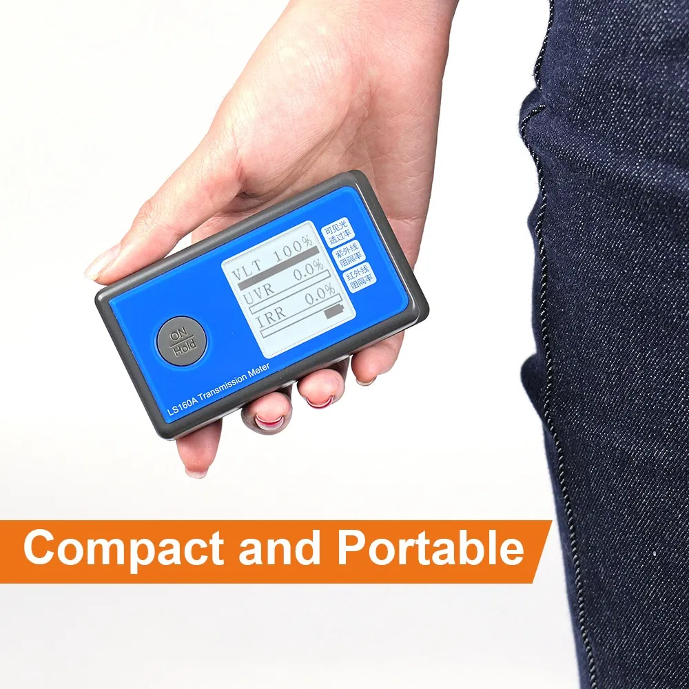 Ls160 Ls160A IR UV Rejection Portable Window Film Tint Checker Transmission Meter Solar Film Tester Window Tint Meter