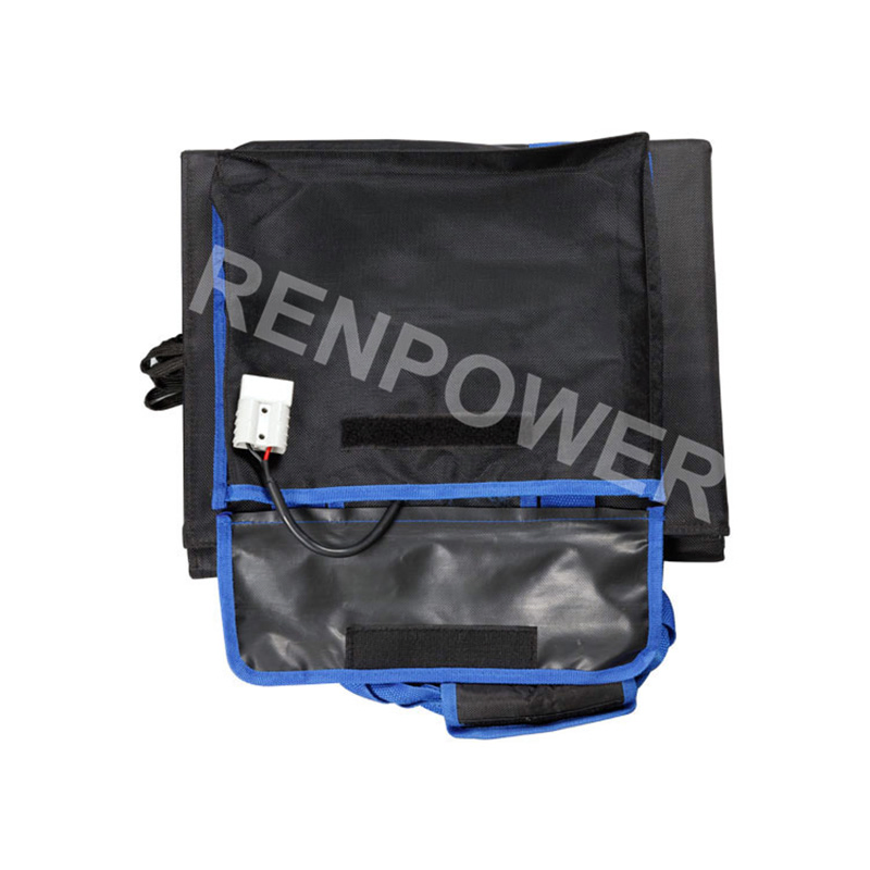 Sewing Mono High Efficiency 120W 200W Portable Folding Solar Blanket for Outdoors