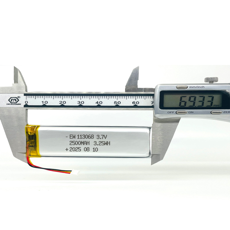 OEM ODM 2500mAh Lithium Ion Battery Safety CE Pouch Cell