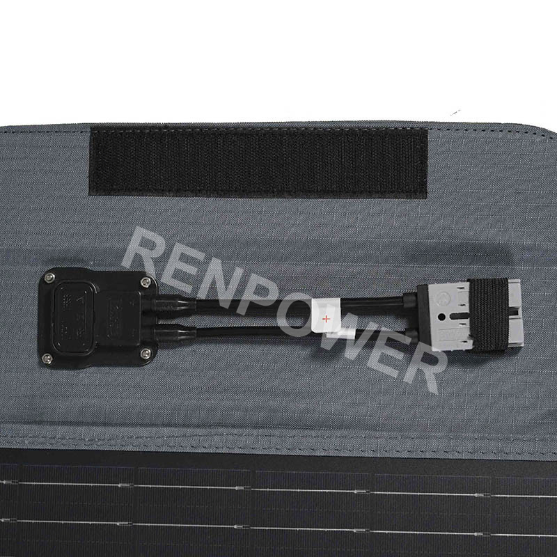 100W Waterproof Lightweight Portable Foldable Solar Blanket Without Bracket Outdoors Camping