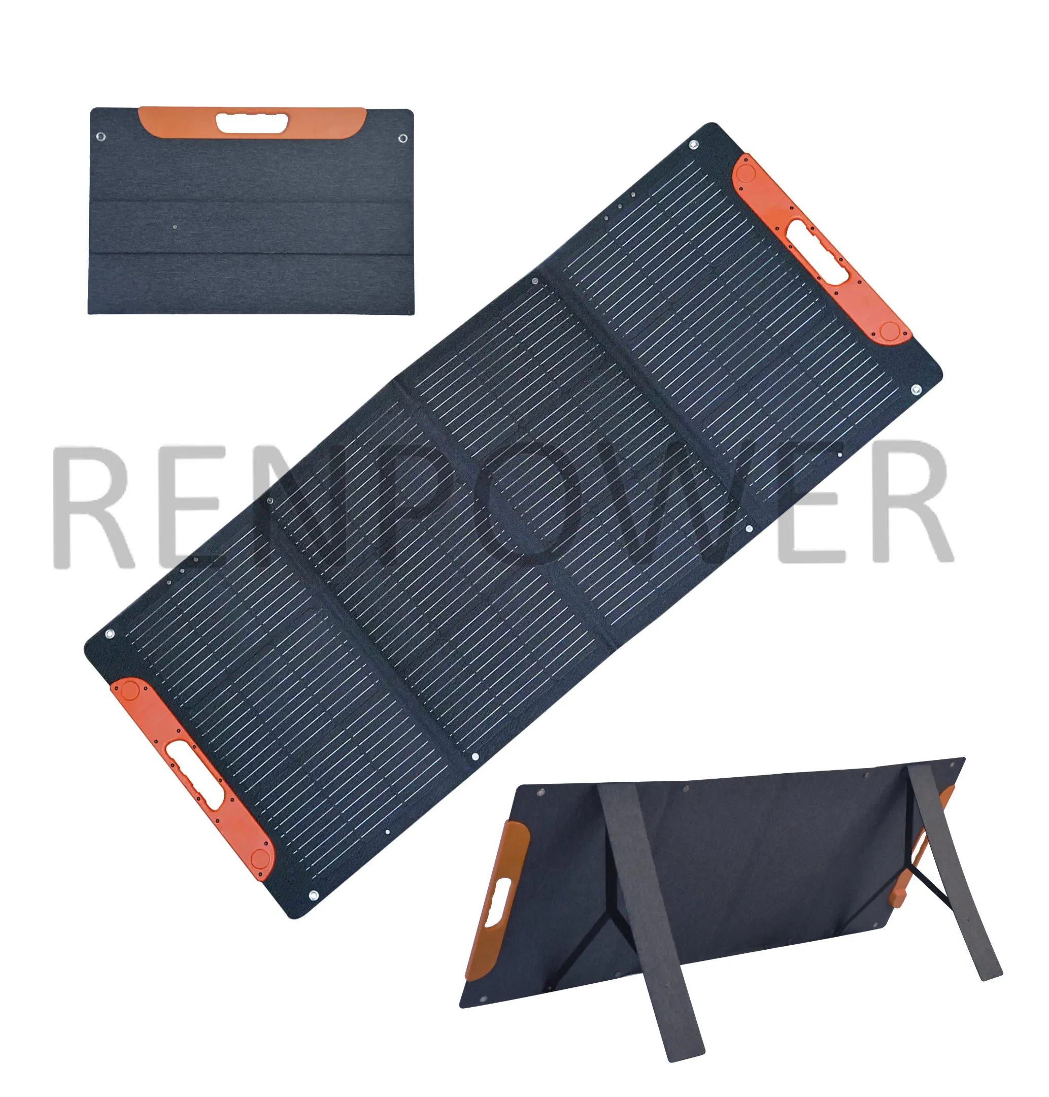 120W One Piece Mono Portable High Efficiency Solar Blanket Camping Hiking