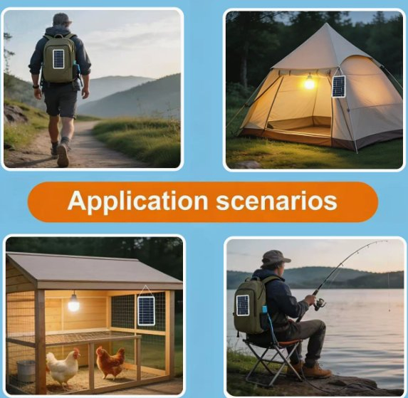 Small Solar Panel for Garden Light Hiking Lighting