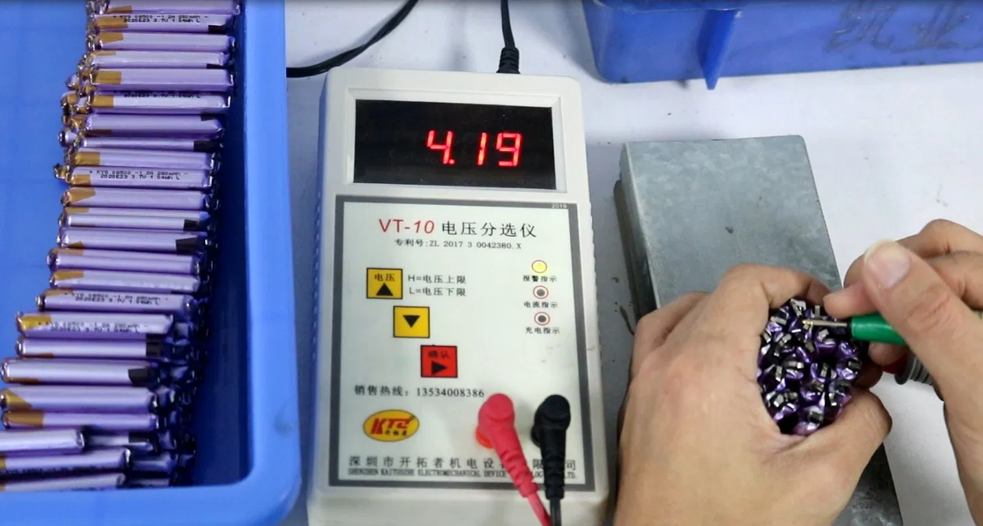 OEM ODM 2500mAh Lithium Ion Battery Safety CE Pouch Cell