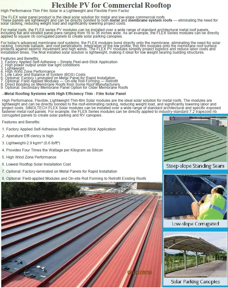 Flexible Panel Installation