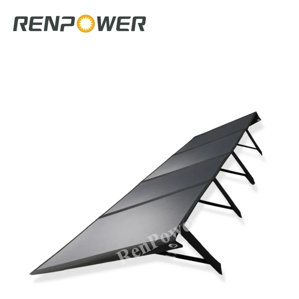 200W Hbpc Lightweight Safe Portable Foldable with Kickstand Solar Blanket for Travel