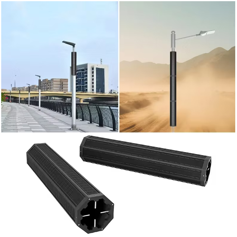 Solar System Solar Panels 120W 150W 240W Cylindrical Curved Vertical Solar Panels