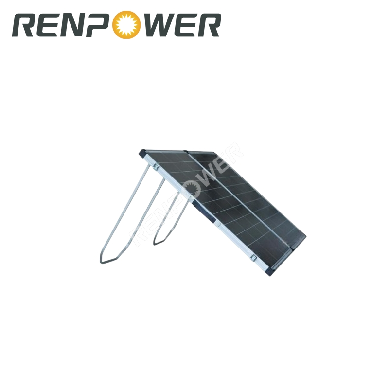 Mono Folding 120W Solar Panel Suitcase Kit for Outdoor 12V Battery Charger