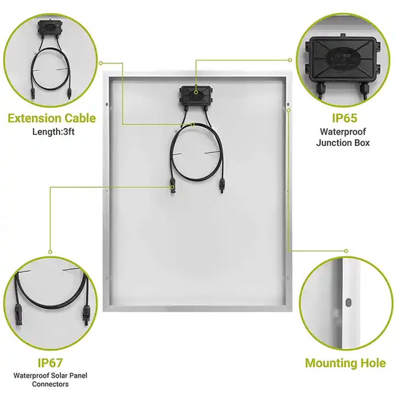 150W Flexible Solar Panels Waterproof Thin Film CIGS Solar Cell