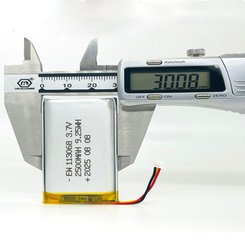 OEM ODM 2500mAh Lithium Ion Battery Safety CE Pouch Cell