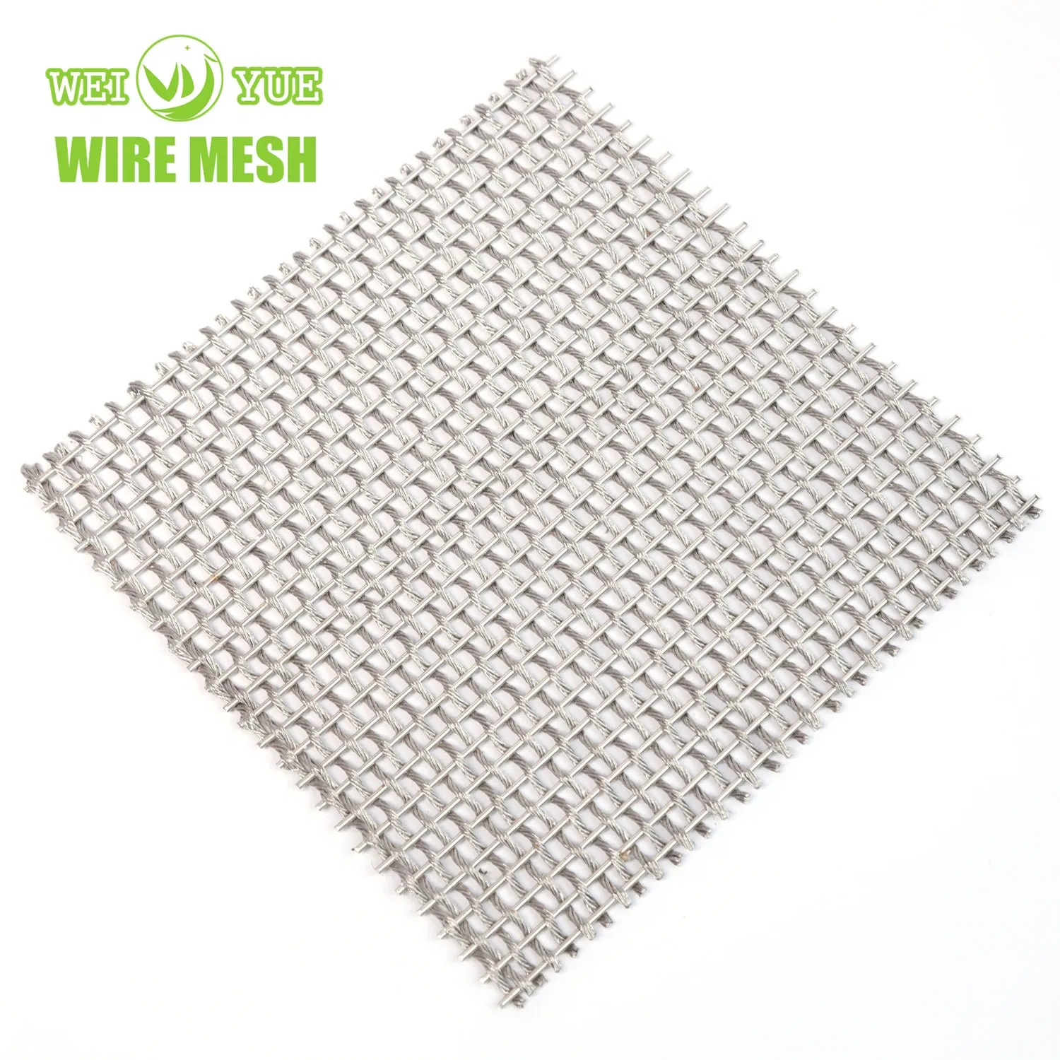 PVD/PVDF/Spray Painted/Powder Coated Curtain Mesh for Laminated Glass/Cabinet/Wall Cladding