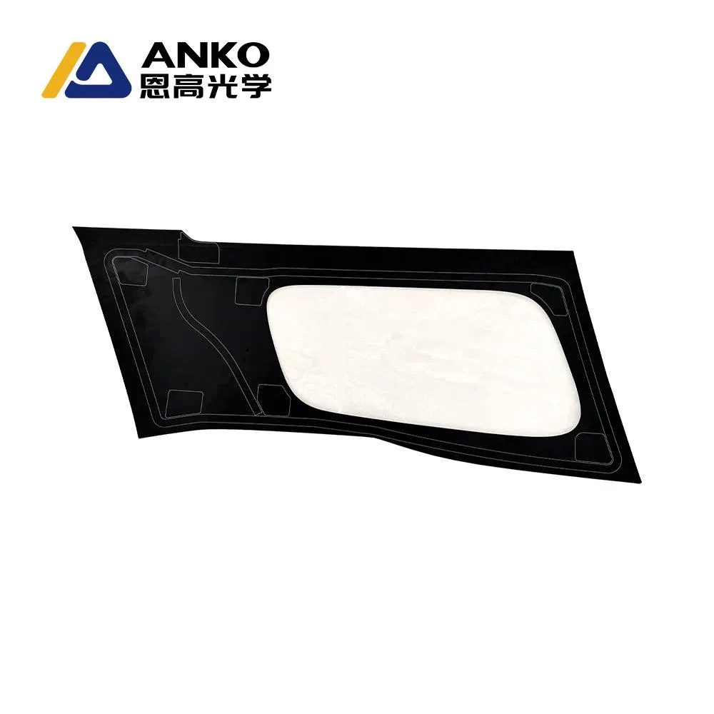 Silk Printing Tinted Polycarbonate Safety Glazing for Automotive Car Side Windows