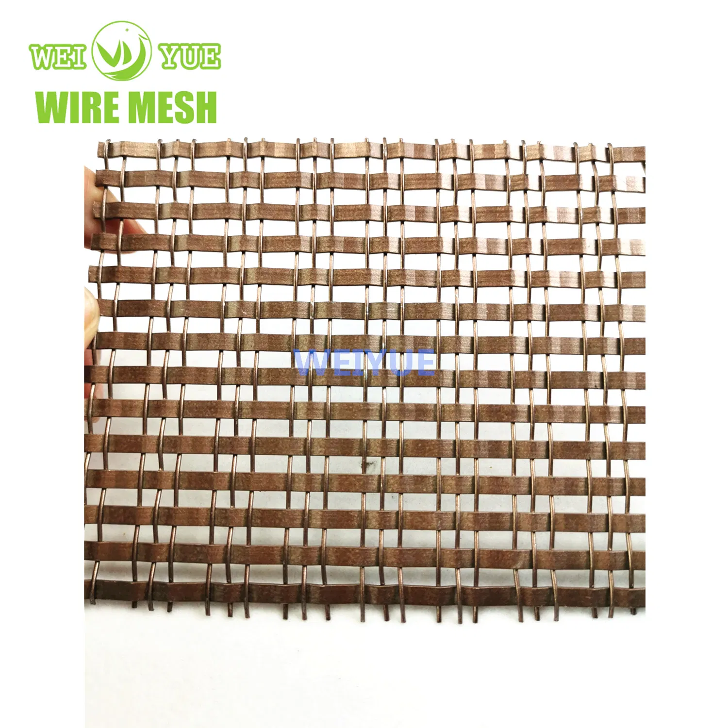 Architectural Crimped Woven Wire Mesh for Balustrade Railing Fence