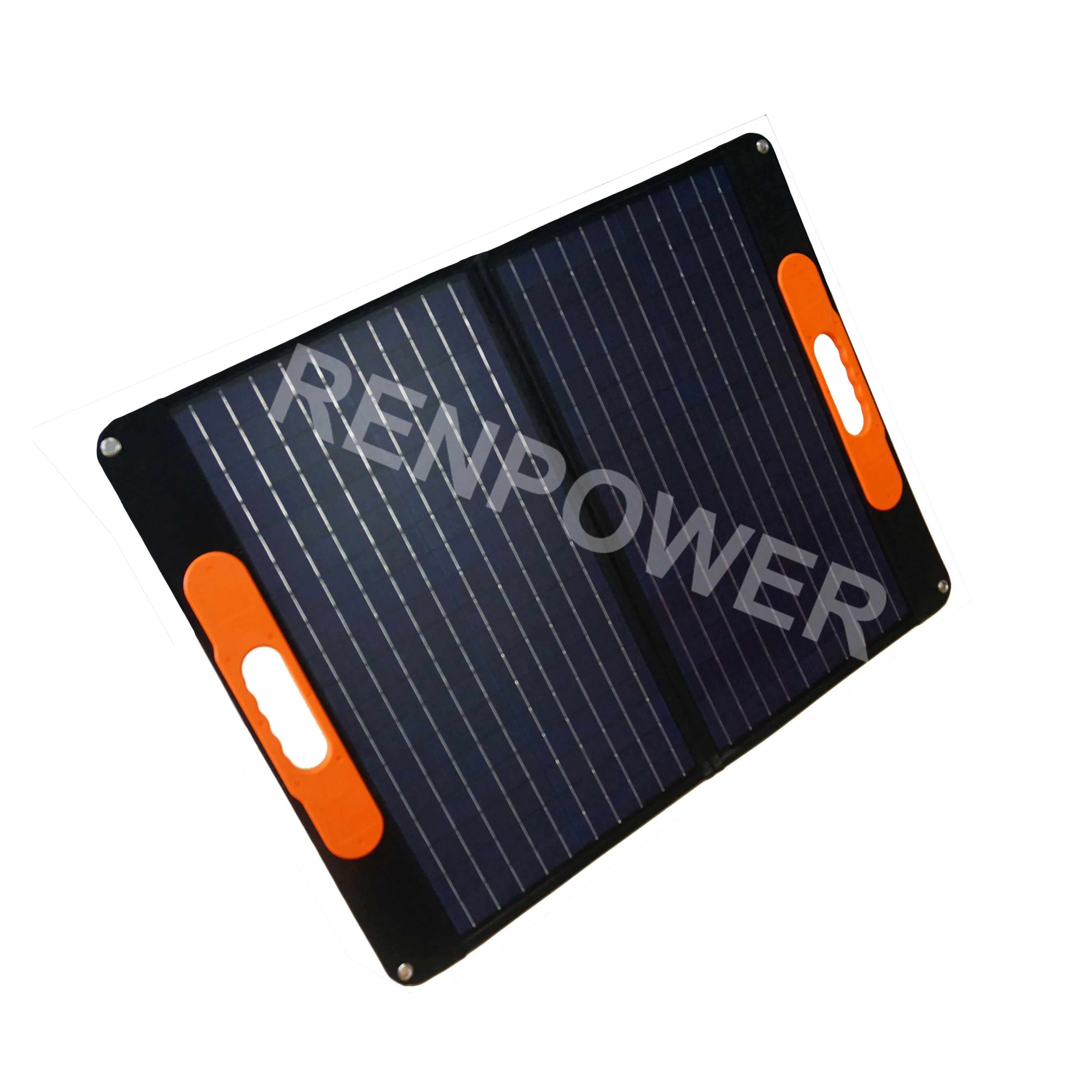 60W Mono Waterproof Foldable High Efficiency Portable Solar Blanket for Camping Outdoors