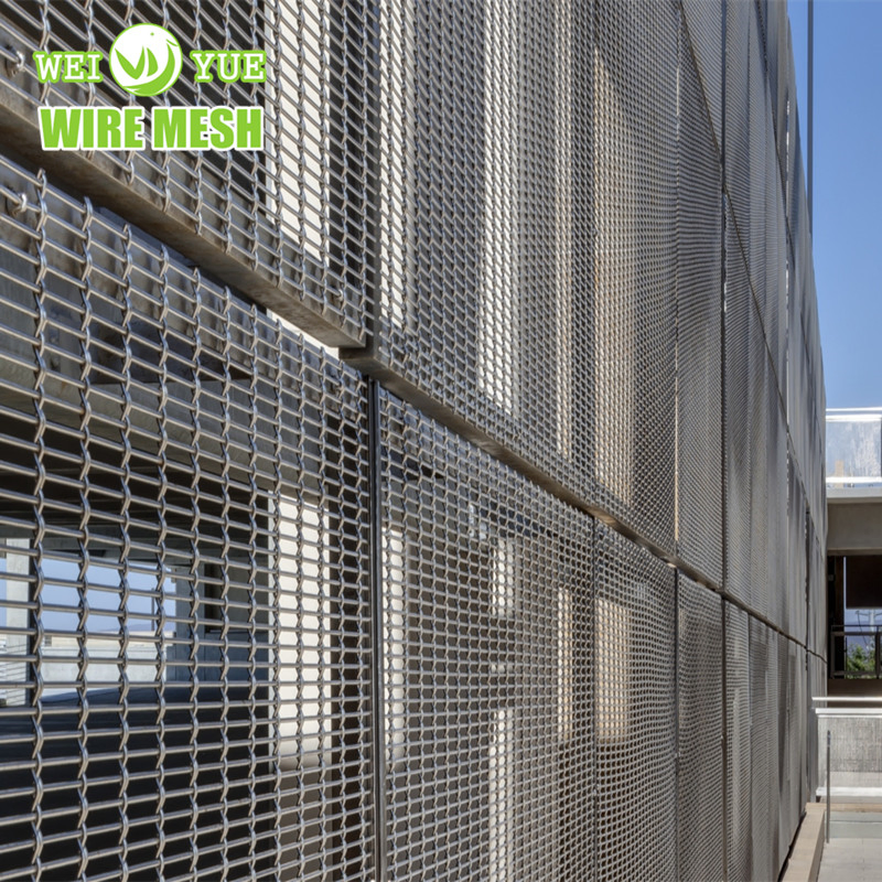 Stainless Steel Aluminum Architectural Metal Wire Mesh for Facade Building/Decorative Wall Cladding
