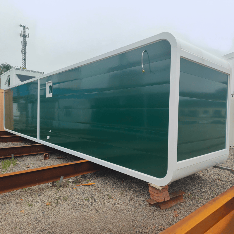 China Customizable Eco Friendly Steel Structure Prefabricated Apple Cabin with Integrated Kitchen Dining Space and Bathroom Manufacturer, Suppliers