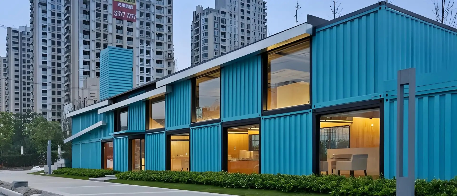 Container site offices and worker camps