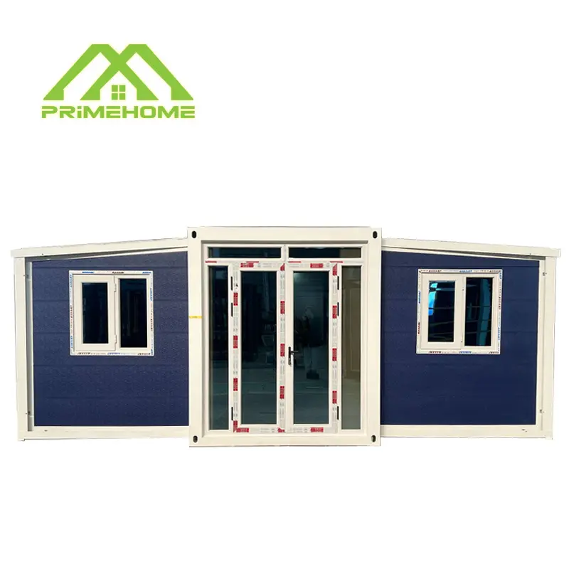 High-Quality Factory direct sales 20ft 30ft 40ft double-wing foldable container cabin Expandable container house with bathroom Manufacturer, Factory