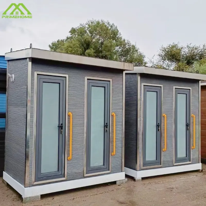High-Quality Luxurious prefabricated container toilet Modern design Sandwich panel wall Fast installation Manufacturers, Factory