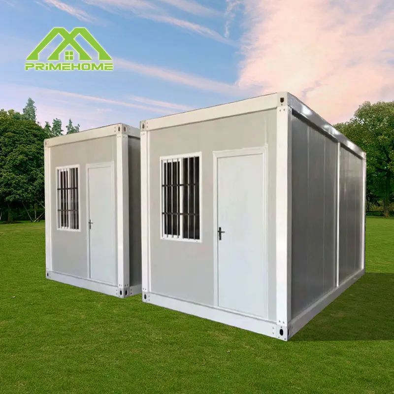 Wholesale 20foot portable prefabricated flat pack house with high-density steel frame Suitable for homes offices and apartments Factory, Factories
