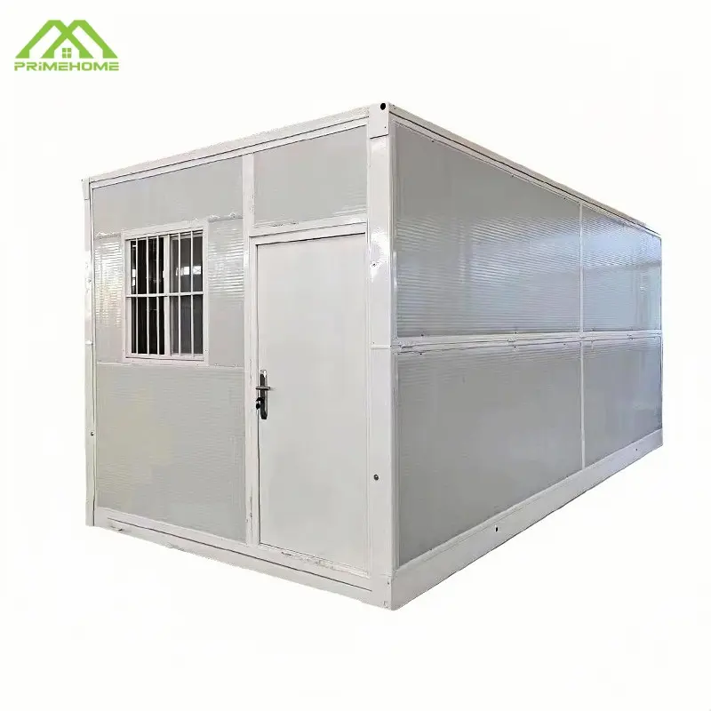 China Prebuilt container homes Modern design prefab house Foldable steel prefab home for temporary housing or storage area Manufacturers, Factories