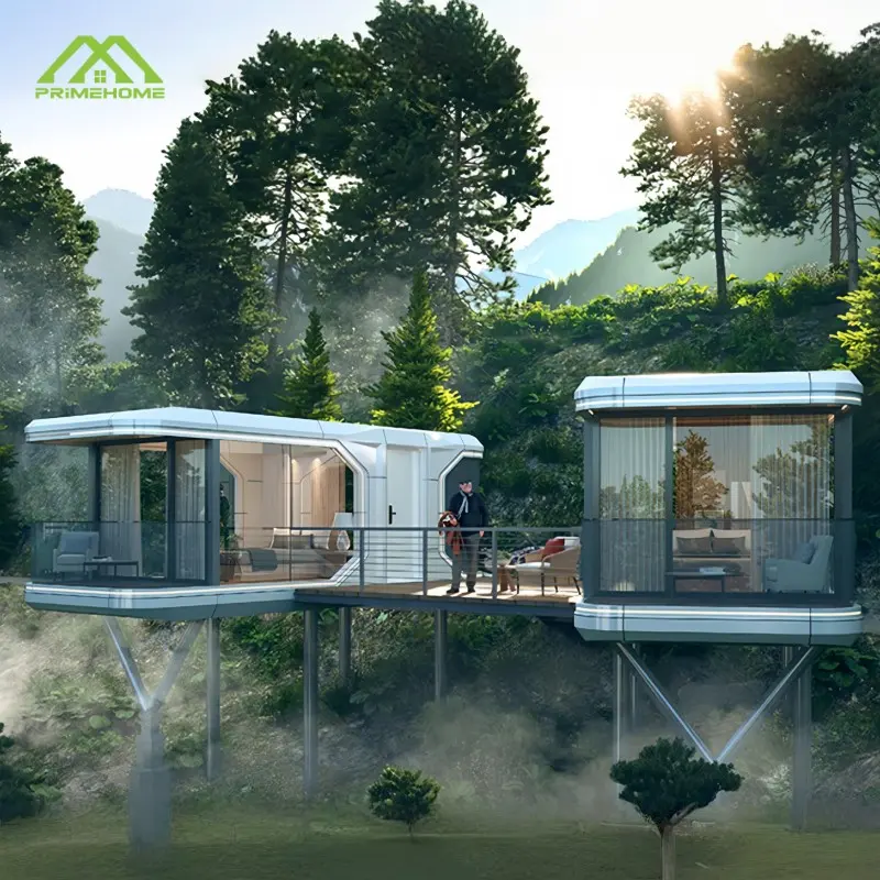 High-Quality Stylish 20-foot and 40-foot iPhone-themed capsule room Space capsules with smart system Perfect for camping and living Supplier, Suppliers