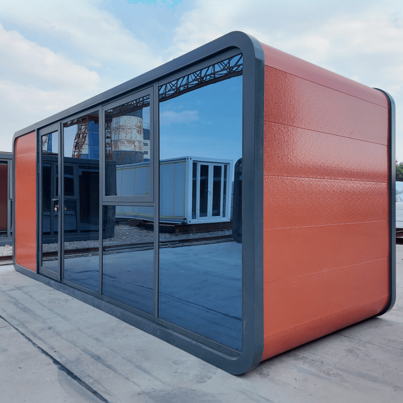 Wholesale Ready to Ship 20ft 40ft Modern Apple Cabin Luxury Glamping Capsule House with One-Piece Shipment and Fast Lead Time Manufacturers, Suppliers