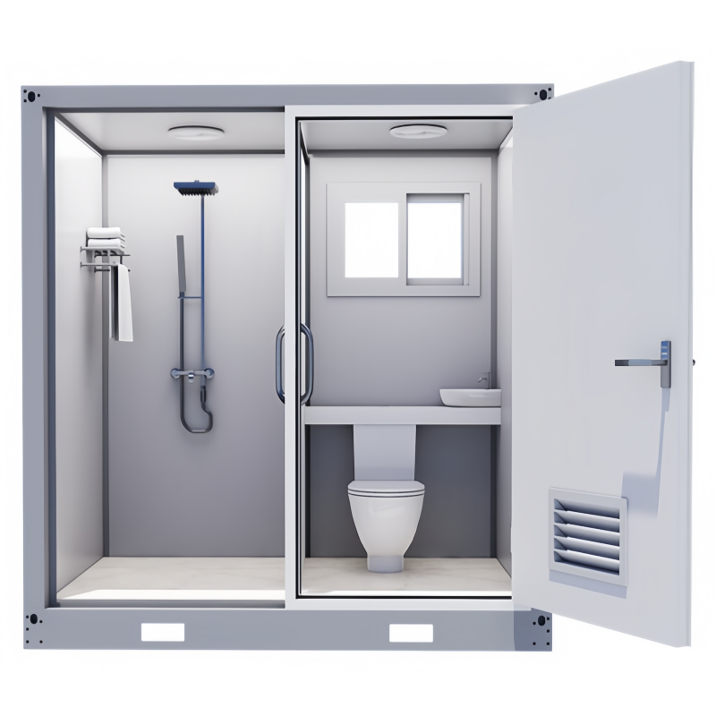High-Quality Factory Pre-finished Customized Prefab Restroom With Shower Indoor Glass Wall Bathroom Manufacturer, Factory