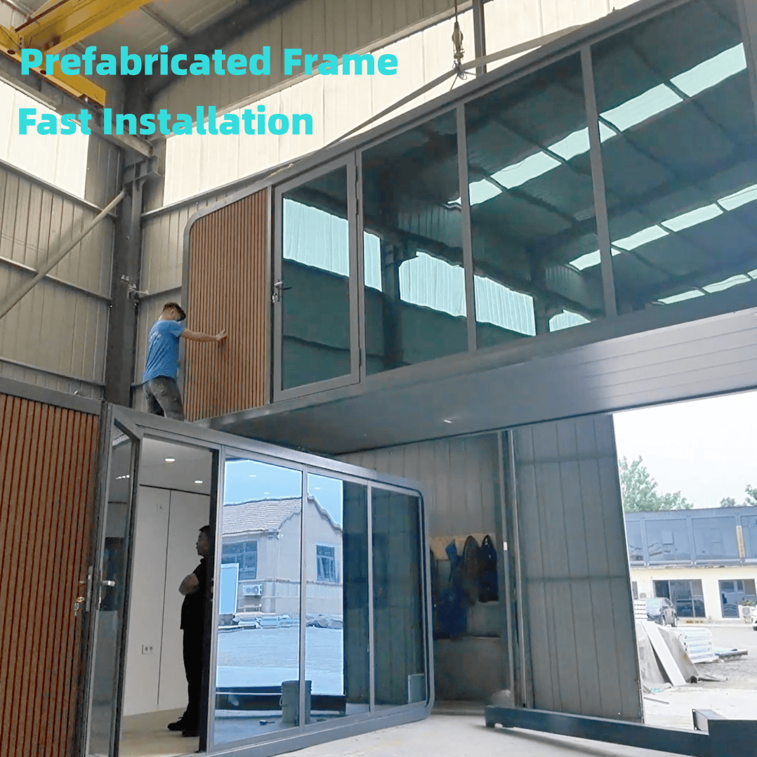 High-Quality Container Homestay Apple Capsule Sunroom Office Internet-famous Space Capsule Mobile Hotel and Pop-up Shop for Outdoor Scenic Spots Manufacturer, Factories