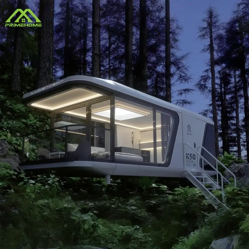 Wholesale Luxury camping cabin Prefabricated modular container dwellings High-quality Globally popular steel smart space capsule Manufacturer, Supplier