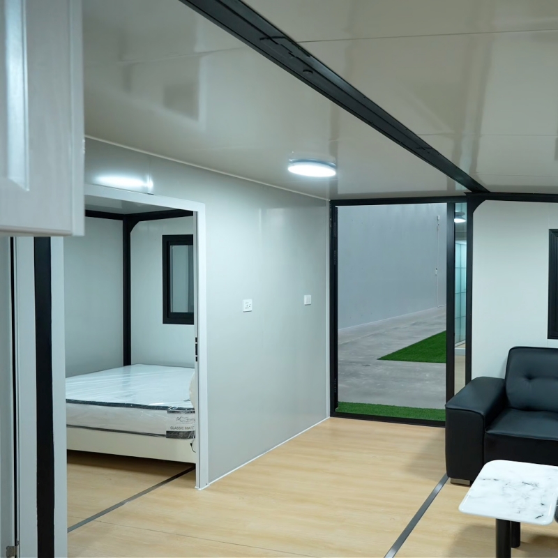 China 20FT Double Wing Factory Prefabrication Expandable Container House with Full Functional Layout Suppliers, Factories