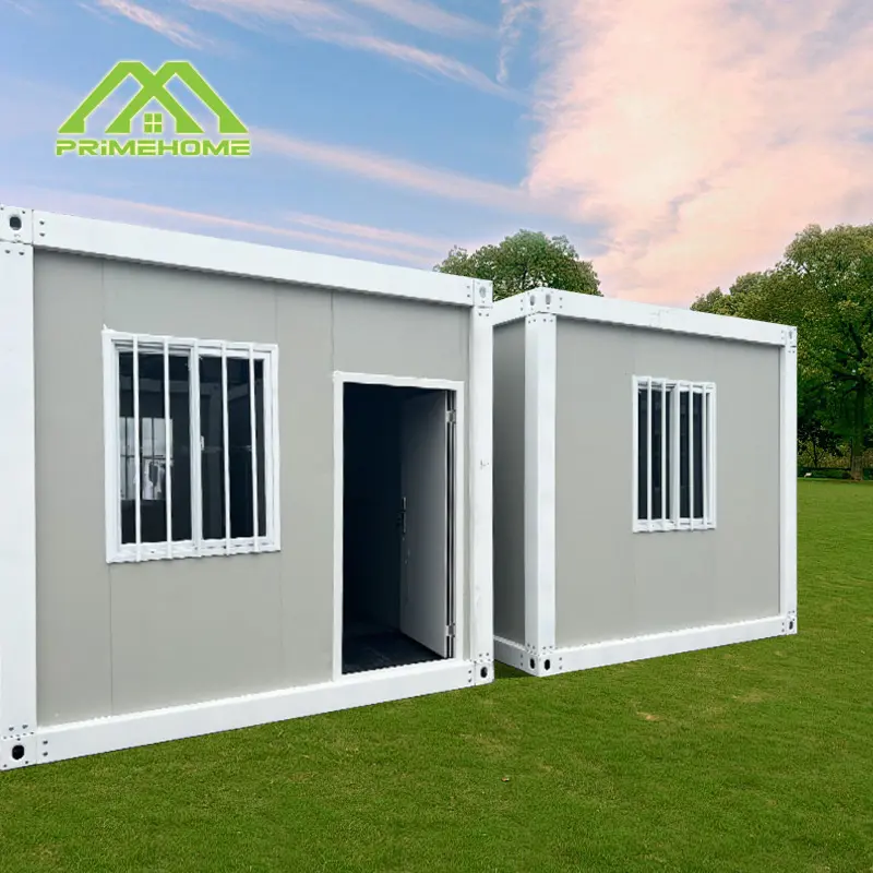 Wholesale 20foot portable prefabricated flat pack house with high-density steel frame Suitable for homes offices and apartments Factory, Factories