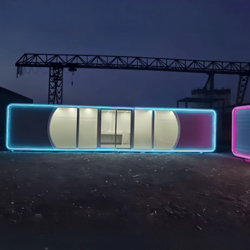 Wholesale Fast Install Modular Prefab Cabin Durable Comfortable Apple Capsule House for Office Accommodation and Commercial Use Supplier, Factories