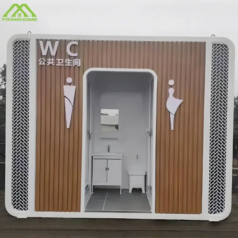 China Customized portable container toilets with sandwich panels suitable for public and private events Factory, Factories