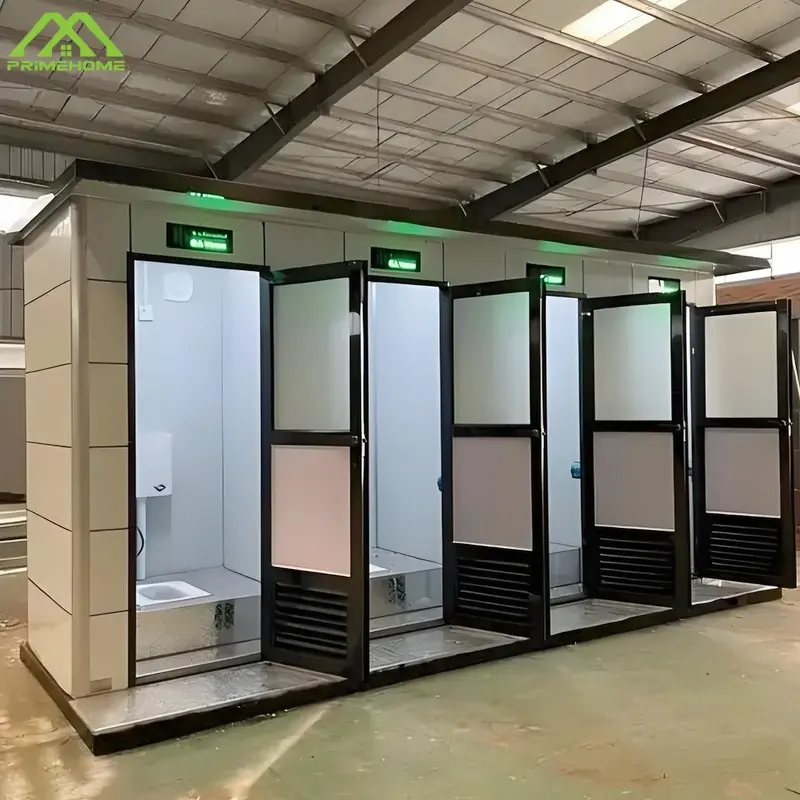 High-Quality Luxurious prefabricated container toilet Modern design Sandwich panel wall Fast installation Manufacturers, Factory