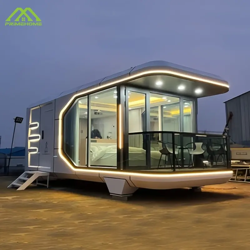 Wholesale Luxury camping cabin Prefabricated modular container dwellings High-quality Globally popular steel smart space capsule Manufacturer, Supplier
