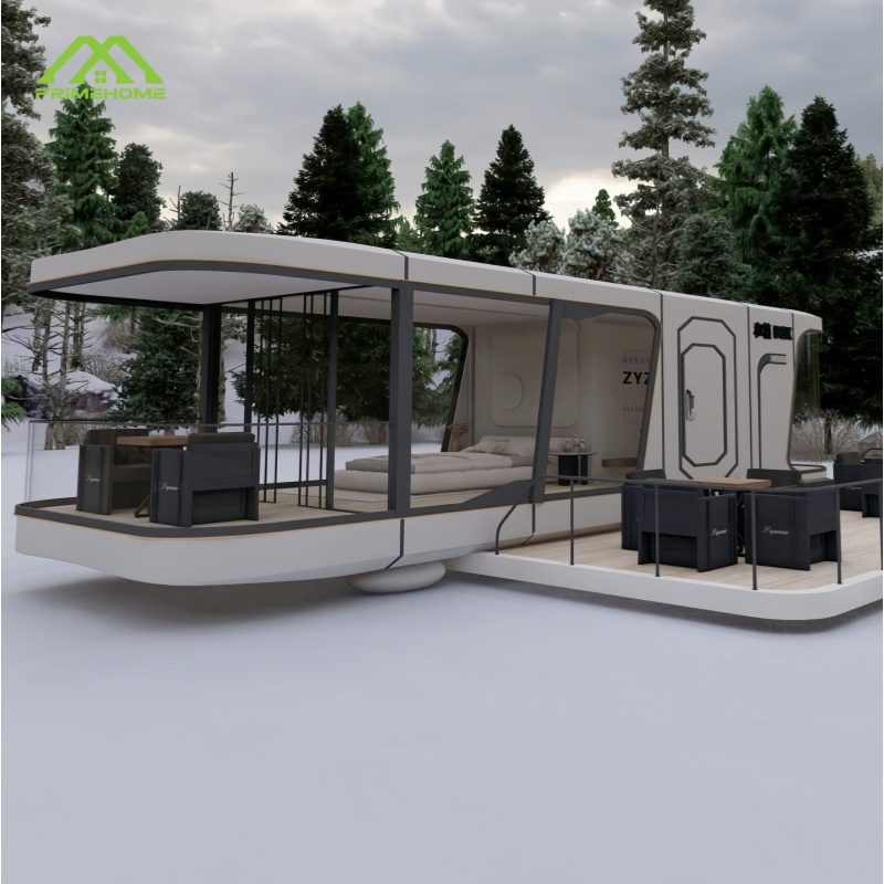 Luxury smart steel space capsule