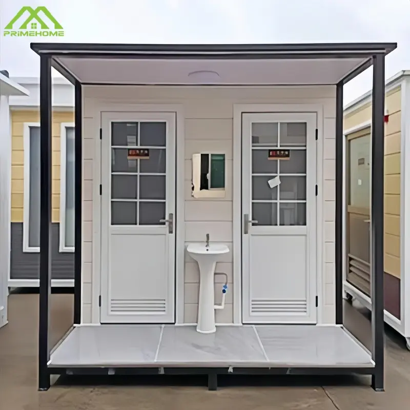 High-Quality Luxurious prefabricated container toilet Modern design Sandwich panel wall Fast installation Manufacturers, Factory